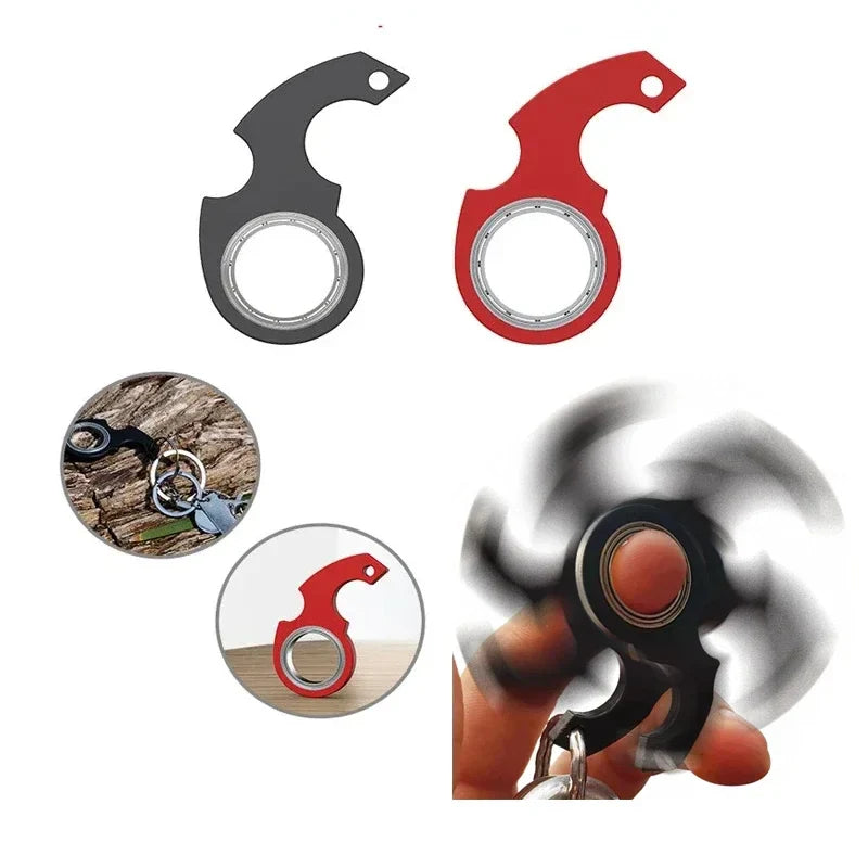 Fidget Spinner Keychain – Anti-Stress EDC Bottle Opener